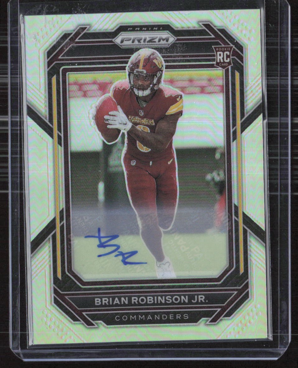 2022 Panini Prizm #321 Brian Robinson Jr. Autographs Prizm Silver