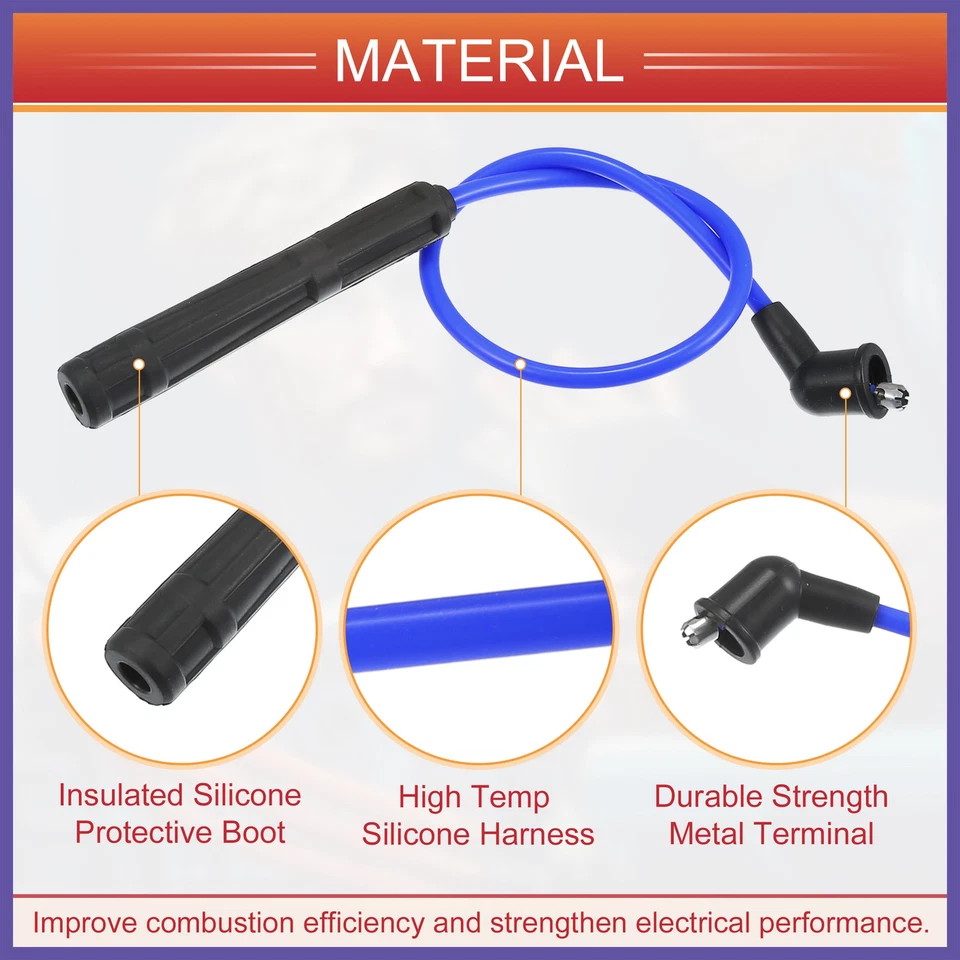 224500W025 6 piezas bujía cable bobina de encendido cable para Nissan Pathfinder 1996 Foto 3 de 4