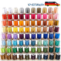 Brothread Stickgarn Set 500M 80 Farben 100 Polyester Masch