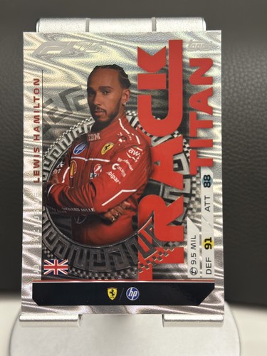 Lewis Hamilton Track Titan Limited Edition JB1 2025 Topps Turbo Attax F1 Ferrari