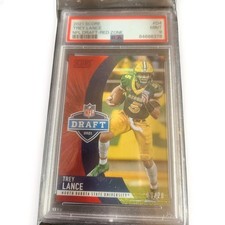 2021 Score Trey Lance # 3/20 NFL DRAFT RED ZONE ROOKIE  PSA 9 👀 🔥 🐦 