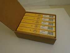 Norton Case (5) Combination Grit Bench Stones 8inch Pre-oiled Knife Tool Sharpen