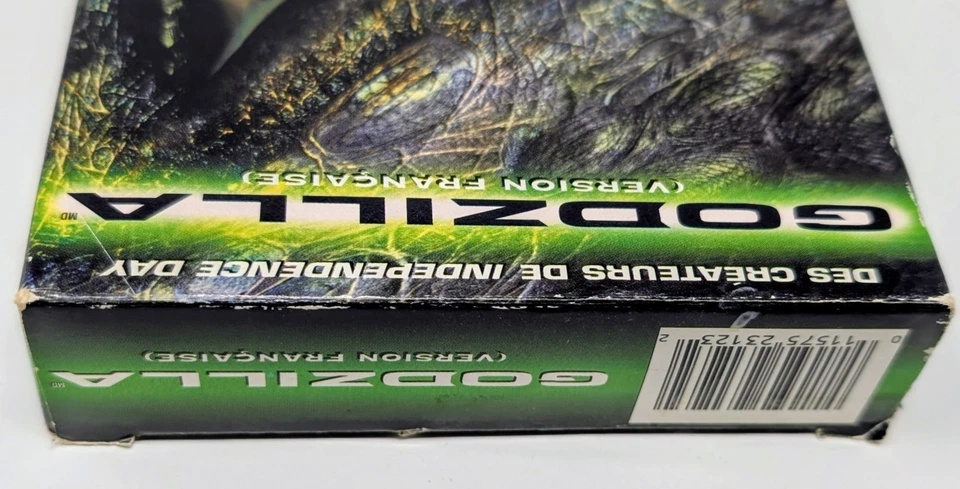 Godzilla VHS (1998) - NTSC - French - VG (Tested) - Image 3 of 4