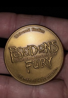 Universal Studios Orlando IOA Lost Continent Poseidons Fury Coin
