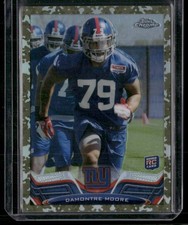 2013 Topps Chrome #190 Damontre Moore Camo Refractors #/499
