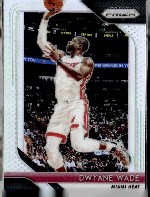 2018 Panini Silver Prizm #206 Dwyane Wade(F)