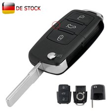 3 Tasten Schlüssel Gehäuse für VW Bora Polo Passat 3B 3BG B5 Caddy EOS Golf Seat