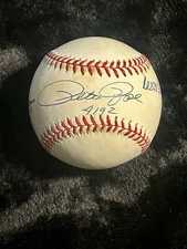 Autographed Pete Rose, Cesar Geronimo, Dave Concepcion National League Baseball