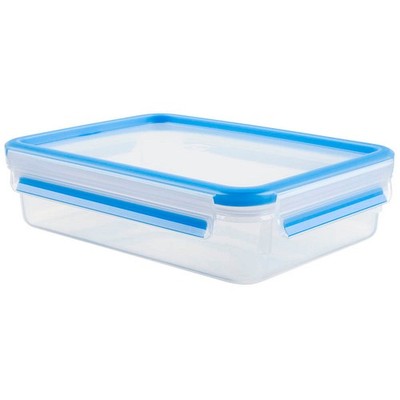 emsa Frischhaltedose CLIP & CLOSE 5,9 cm hoch transparent 1,2 l, 1 St.