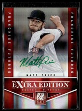 2012 Panini Elite Extra Edition Franchise Futures Green Auto Matt Price Auto
