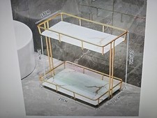 Bathroom Display Shelves Afternoon Makeup Storage Make up Organizer for Dessert