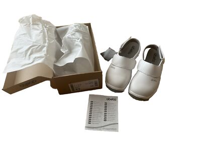 ABEBA Sicherheitsschuhe anatom Clog weiß 2120 SB Küchenschuhe, Gr. 43