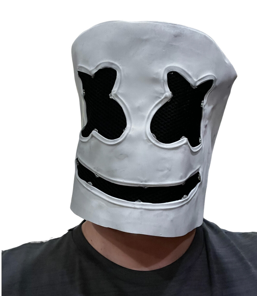 DJ MarshMello LED Mask Helmet for Costume Rave Cospla… Gem