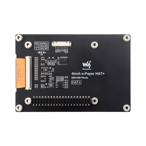 4inch e-Paper HAT+ (E) Full Color E-Paper Display 600×400 SPI Communication - 第 3/5 張圖片