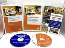 HP Creative Scrapbook Assistant Digital Software  Quilt Smart Photo Shapes CDs