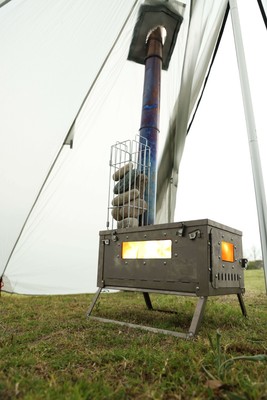 Woods Walker Titanium hot Tent wood Stove folding Wood ultra-light UK new |  eBay