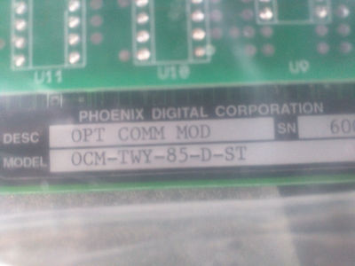 NEW PHOENIX DIGITAL OCM-TWY-85-D-ST FIBER OPTIC COM MODULE Siemens Simatic TI505