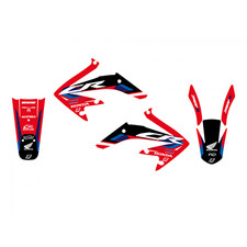 ADESIVI GRAFICHE MOTO HONDA HM CRE CRM 50 2007 - 2018 IN CRYSTALL BLACKBIRD 2144