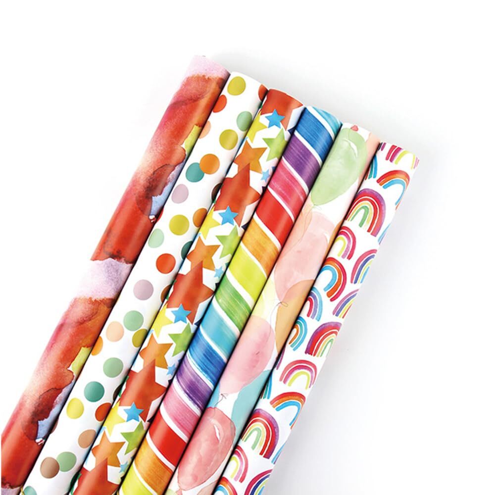 Colorful Wrapping Paper Gift Box Classic Dot Gift Wrapping Paper Valentine's ...