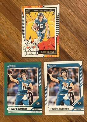 2024 Panini Donruss Trevor Lawrence Bomb Squad #22, Press Proof