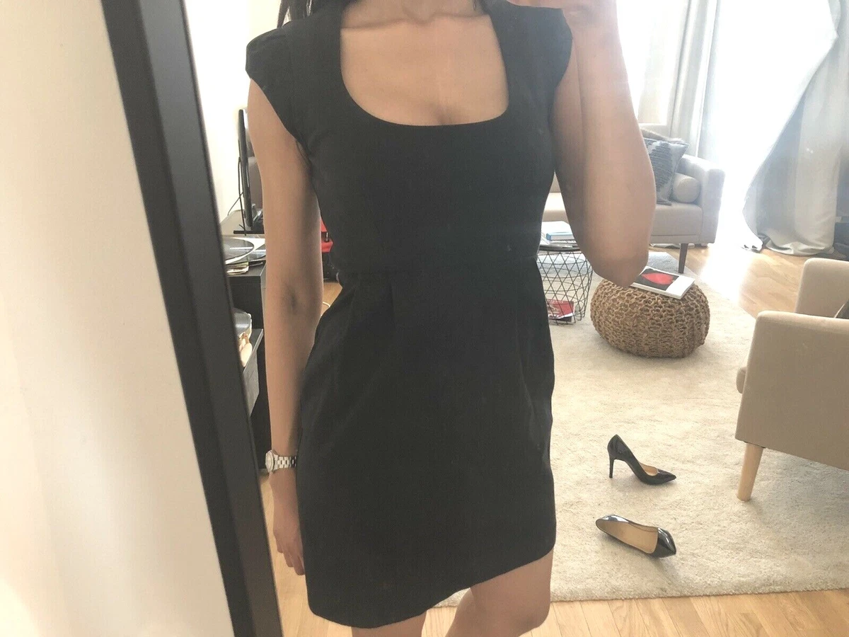 French Connection Black Dress Size UK 6 eBay