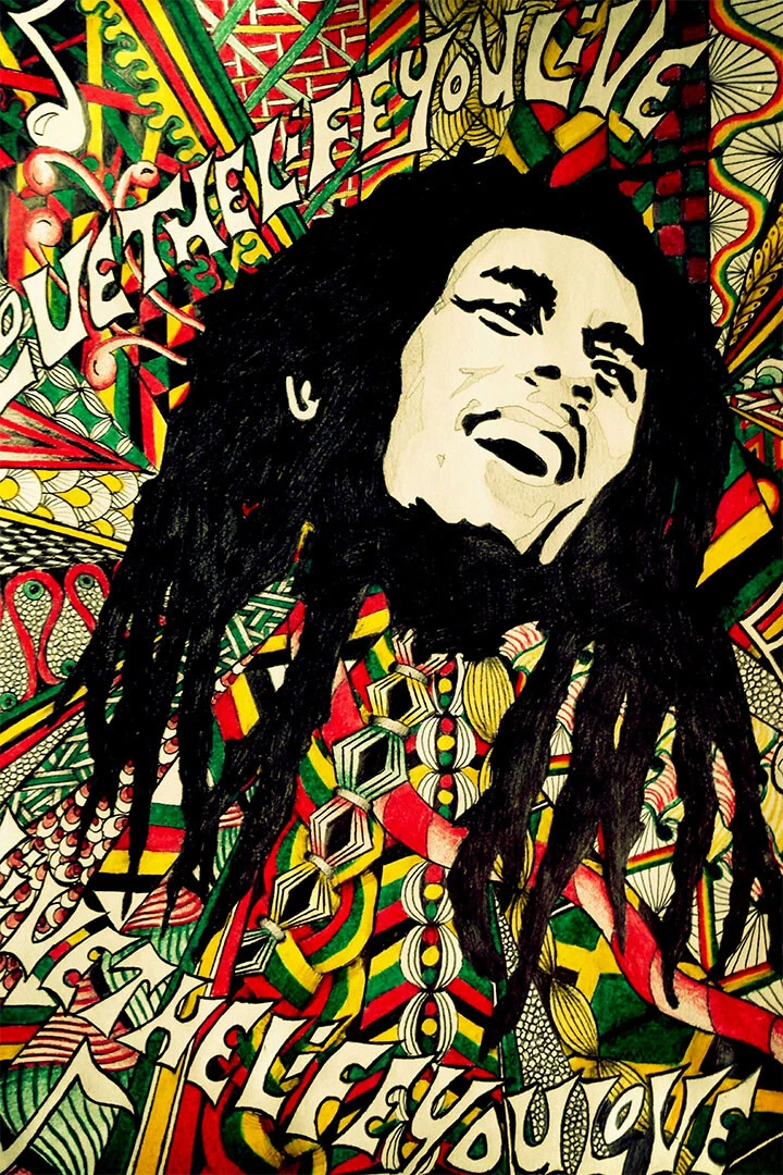 Preços baixos em Bob Marley Pintura em Home Décor Pôsteres e