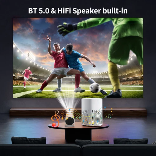 Mini Theater HDMI Projector For Android 11 Portable 2.4G+5G Wifi Bluetooth Home - Picture 9 of 14