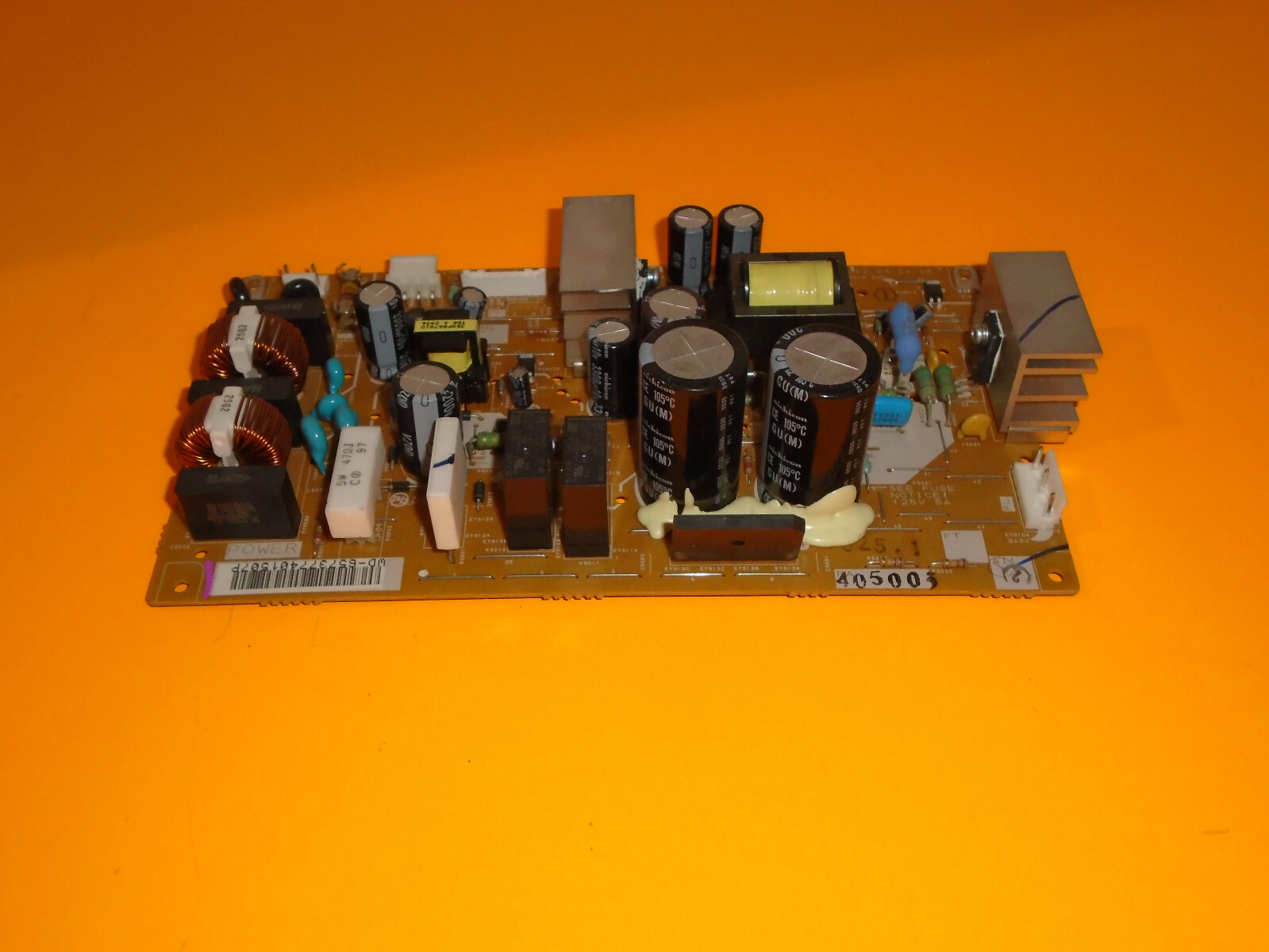 MITSUBISHI WD60C9, WD73C9, WD65C9, WD65737,& Othr, Power Supply