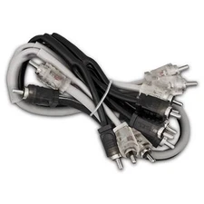 DS18 R2M12M/SLV Level 2 RCA 100% Copper OFC Y Connector 2 MALE to 12 MALE 1.5 FT