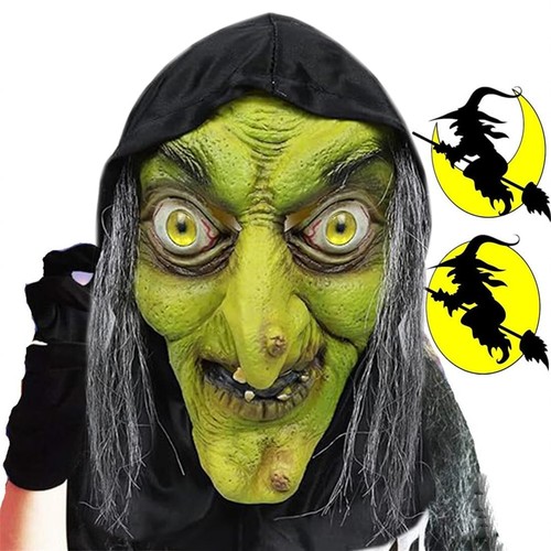 Halloween Horror Creepy Scary Skull Demon Latex Mask Costume Cosplay Party Props - Picture 146 of 156