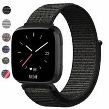 US Soft Nylon Loop Strap Bracelet Sport Style Watch Band For Fitbit Versa /2