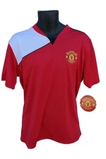 Manchester United FC Soccer Official Adult Poly Jersey 05 Rhinox - S