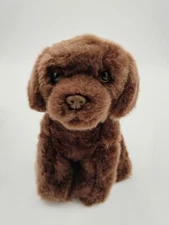 Aurora Miyoni Tots Brown Chocolate Lab Puppy Dog Plush Stuffed Animal 9"