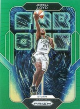 2022 Panini Prizm WNBA JEWELL LOYD #15 FAR OUT GREEN PRIZM STORM