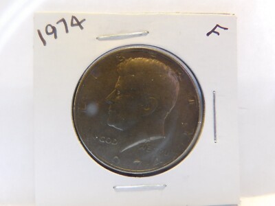 1974 Kennedy Half Dollar-Very Good to Fine Circulated Condition