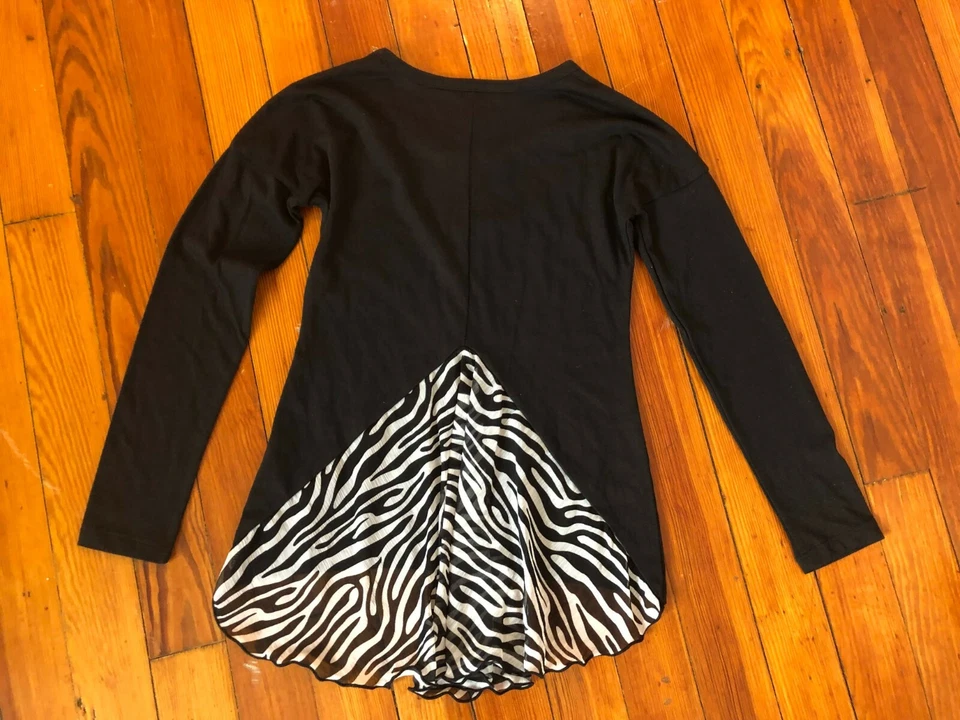 Camisa de golf de manga larga TG Total para niñas y niños con ribete de animales mezcla de algodón talla S Foto 2 de 3