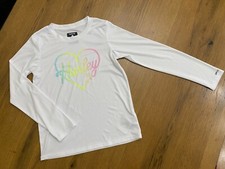 Hurley Girls 10/12 Long Sleeve UPF 50 Sun Shirt Fun Fabulous