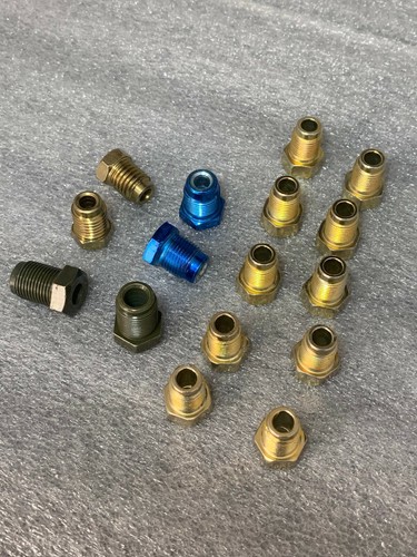 Metric Brake Line Fitting Kit For 3/16" Tube. (Iso/Bubble Flare - Foto 10