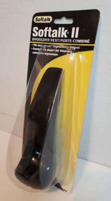 Softalk Ii Softalk II Telephone Shoulder Rest, 2W x 6-3/4D x 2-1/2L, Black NEW ...
