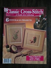 1990's classic cross stitch magazines lot