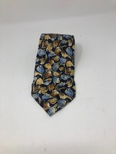 Piatra Private Multicolor Flower Pattern 100% Silk Tie