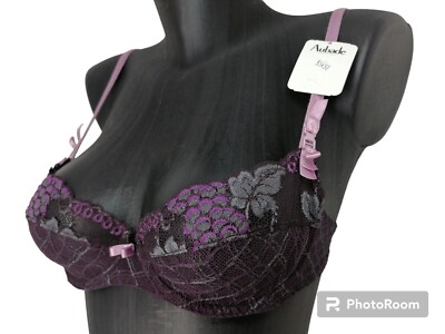 AUBADE - SOUTIEN GORGE REF 1315  PRUNE TAILLE FR85B / EUR-DE70B