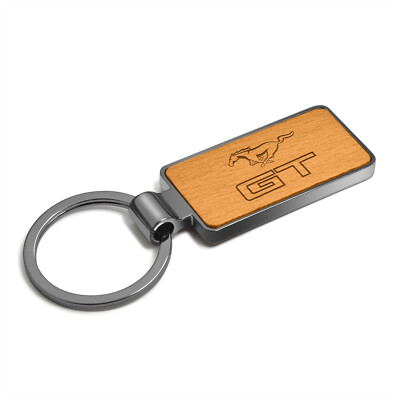 Engraved Mustang Keychain