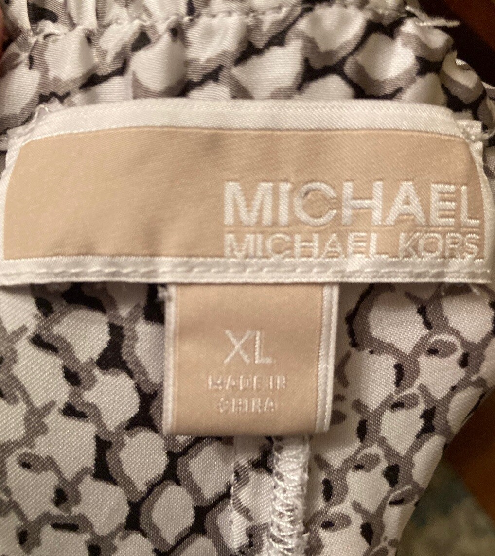 MICHAEL Michael Kors Python Snakeskin Print Draws… - image 7