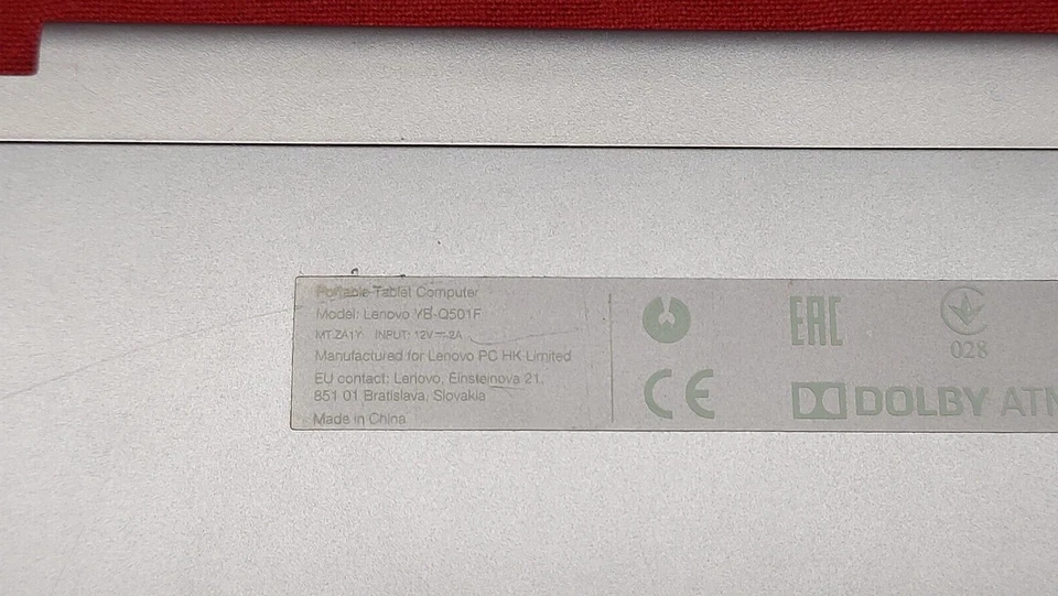 Lenovo YOGA A12 Tablet (YB-Q501F) Atom x5 - 2GB Ram - 32GB - Mainboard Top - Bild 3 von 3
