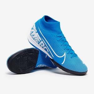 nike mercurial superfly 7 blue and white