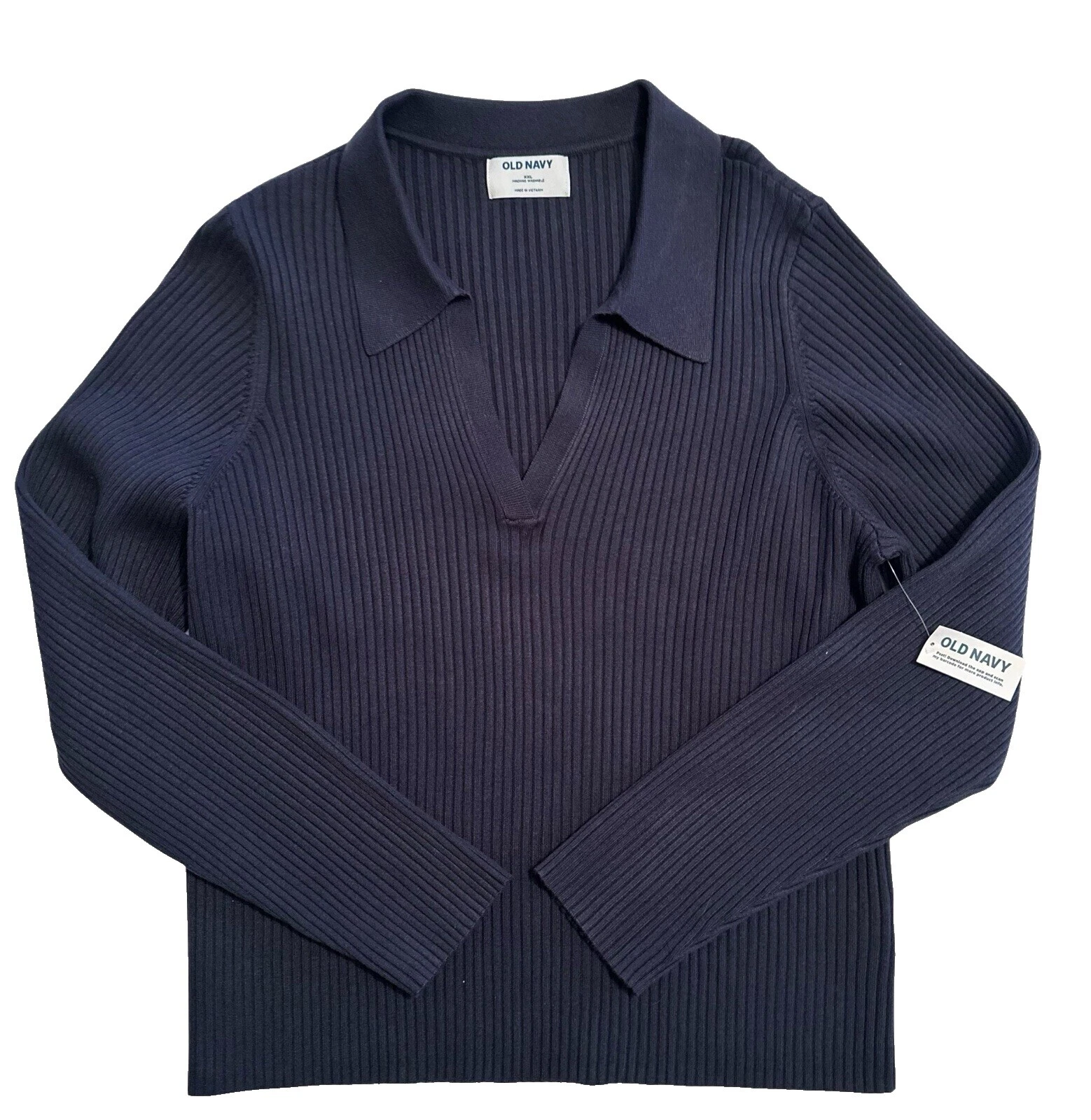 Viscosa Cuello en V Suéteres para mujer talla grande