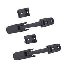 2 Sets Hood Latch Black Fit For Mack Truck Kenworth T660 W900 Peterbilt