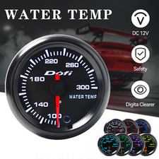 2 52mm Universal Pointer 7 Color Led Car Water Temp Temperature Gauge Meter