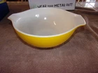 Vintage Yellow 9" 2 1/2 Quart Pyrex Bowl 443 #30